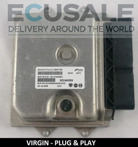 Fiat Ducato 2.3 55246589 MJD8F3.B21 Euro 5 CENTRALINA DO MOTOR VIRGIN