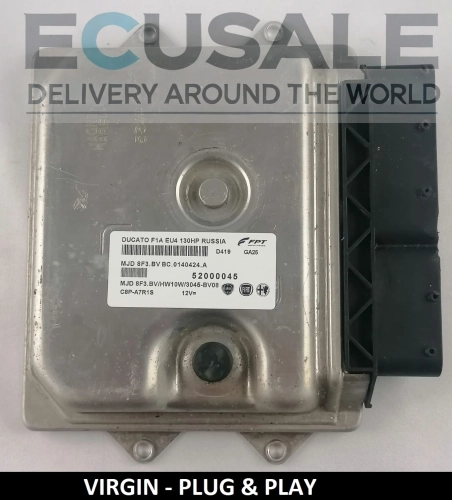 CENTRALINA DEL MOTORE VERGINE Fiat Ducato 2.3 52000045 MJD8F3.BV Euro 4 – Plug &amp; Play, senza programmazione