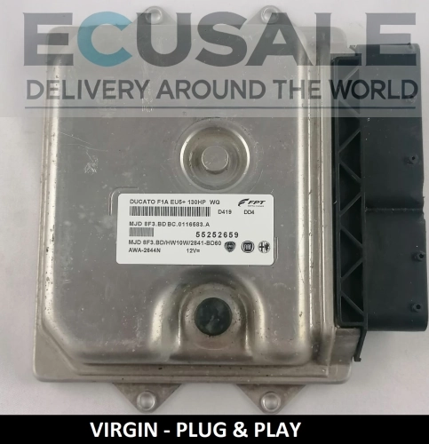 VIRGIN sterownik silnika FIAT Ducato 2.3 55252659 MJD8F3.BD
