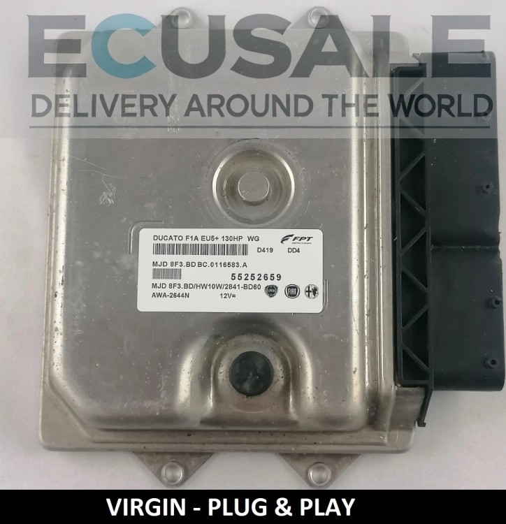 VIRGIN sterownik silnika FIAT Ducato 2.3 55252659 MJD8F3.BD