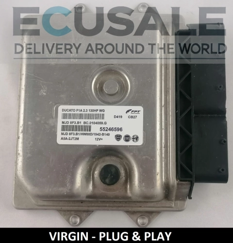 CENTRALITA DE MOTOR VIRGEN FIAT Ducato 2.3 55246596 MJD8F3.B1 Euro 5 – Plug &amp; Play, sin programación
