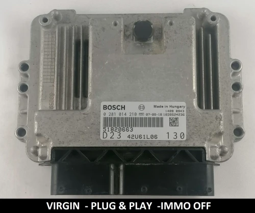 51820663 0281014210 centralina do motor Bosch Fiat Ducato 2.3 Multijet