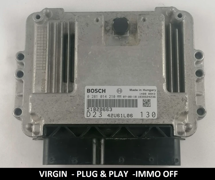 51820663 0281014210 sterownik silnika Bosch Fiat Ducato 2.3 Multijet