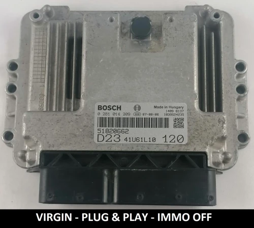 Fiat Ducato 0281014209 51820662 Centralina do motor