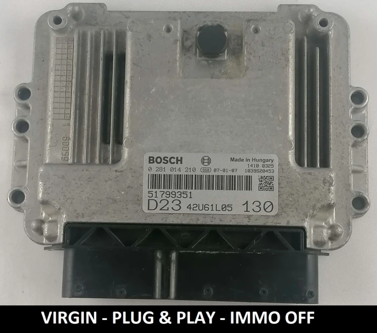 51799351 0281014210 Bosch engine control unit Fiat Ducato 2.3 Multijet