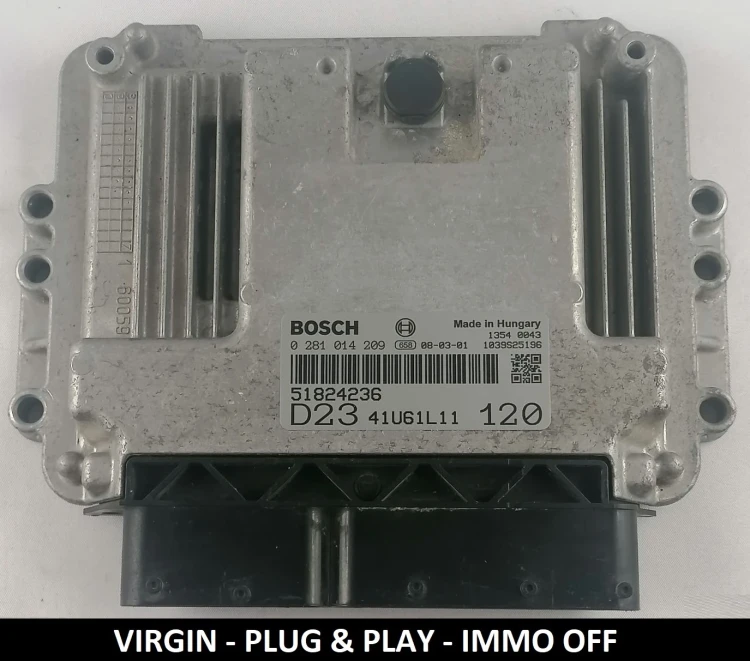 51824236 0281014209 sterownik silnika Bosch Fiat Ducato 2.3 Multijet