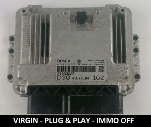 51833925 0281015577 centralita de motor Bosch Fiat Ducato 3.0