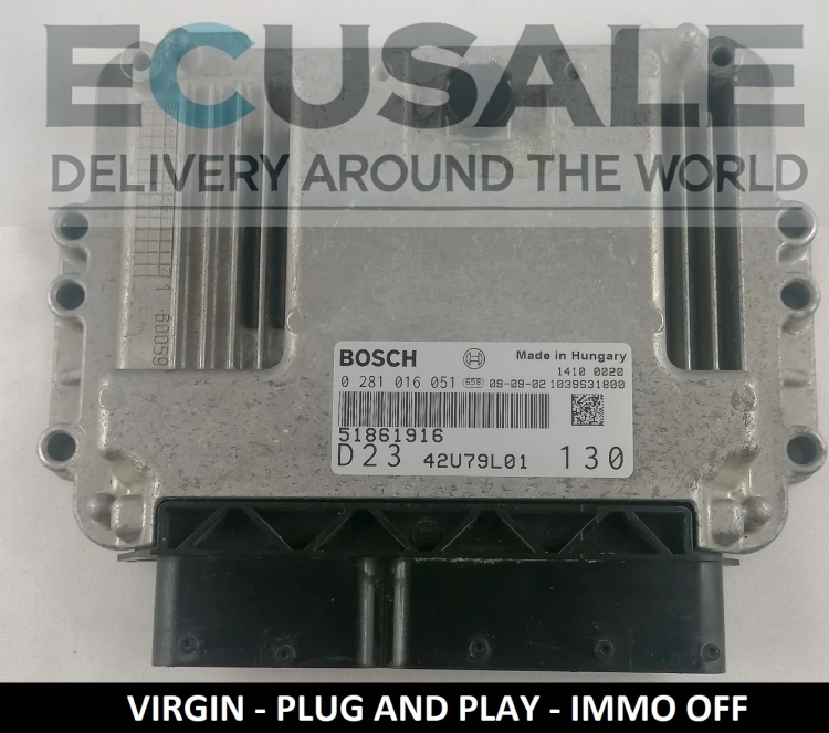 ECU FIAT 2.3 51861916 0281016051 CENTRALINA