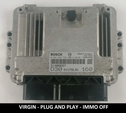 51900697 0281015734 Bosch engine control unit Fiat Ducato 3.0