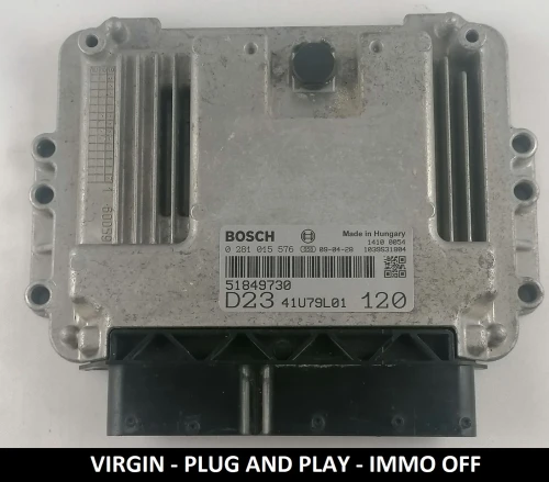 51849730 0281015576 Bosch engine control unit Fiat Ducato 2.3 Multijet