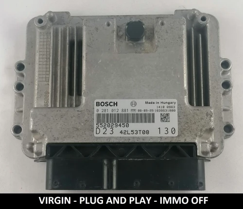 552029450 0281012881 Bosch engine control unit Fiat Ducato 2.3 Multijet