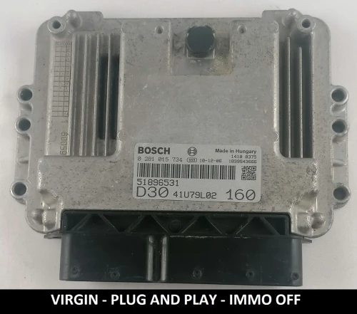 51896531 0281015734 centralina motore Bosch Fiat Ducato 3.0