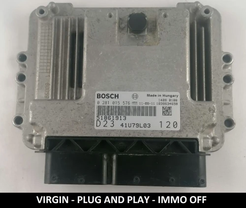 51861913 0281015576 Bosch engine control unit Fiat Ducato 2.3 Multijet