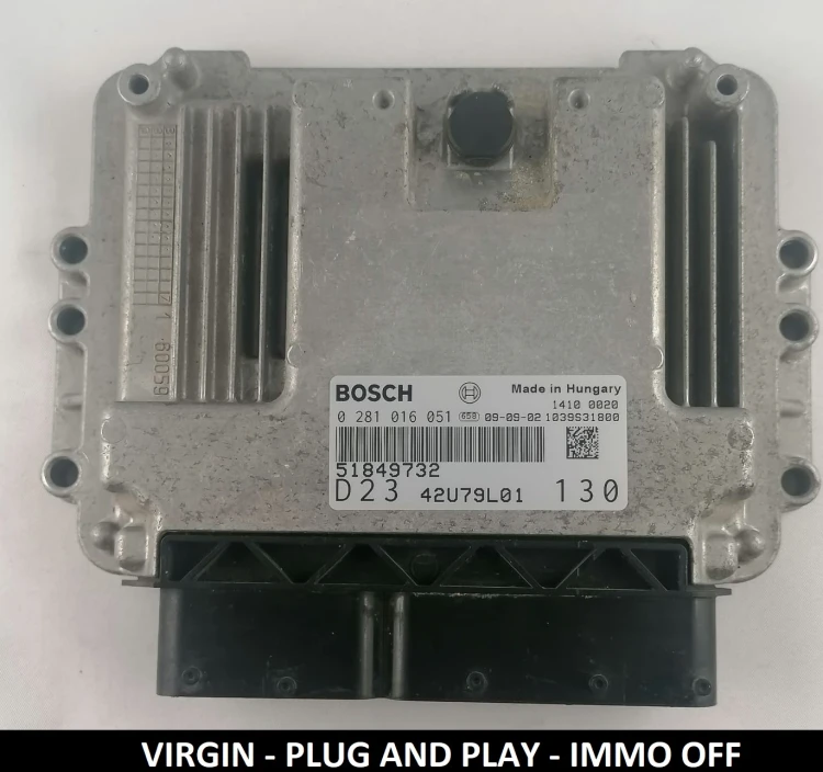 51849732 0281016051 Bosch engine control unit Fiat Ducato 2.3 Multijet