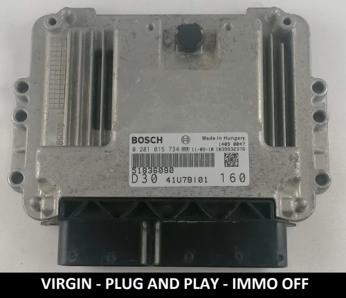 51836090 0281015734 centralina do motor Bosch Fiat Ducato 3.0