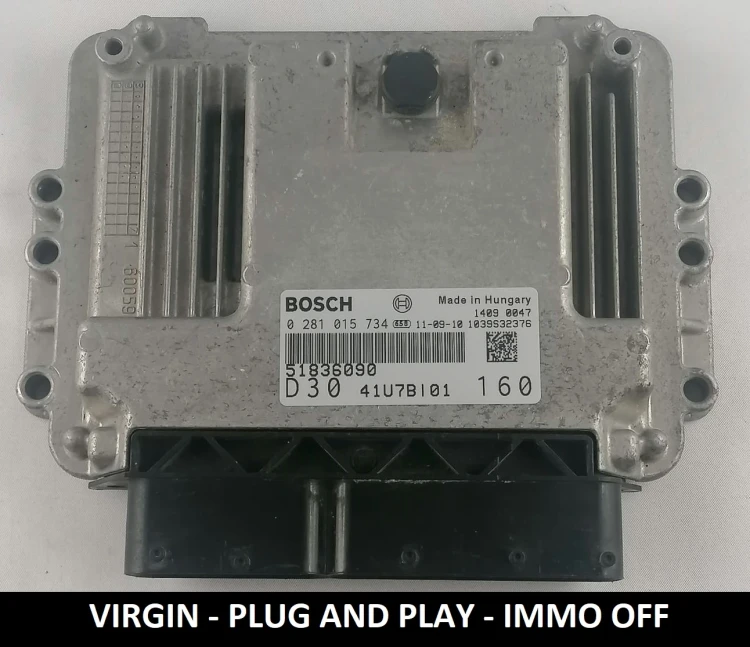 51836090 0281015734 Bosch engine control unit Fiat Ducato 3.0