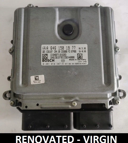 A6461501977 0281014347 engine ECU Mercedes-Benz 2.2 CDI OM646 Virgin Sprinter W906 209 CDI