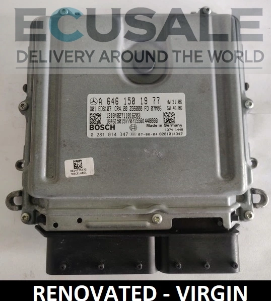 ECU A6461501977 0281014347 CENTRALINA DO MOTOR