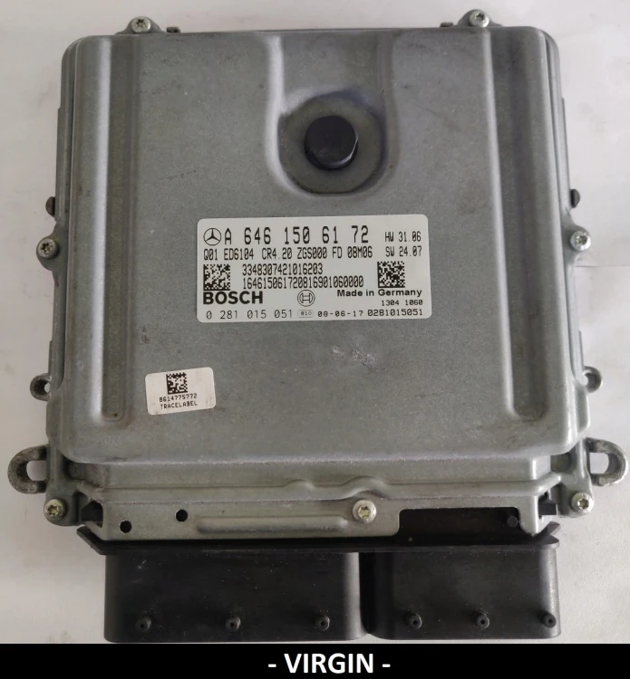 A6461506172 0281015051 engine ECU Mercedes-Benz 2.2 CDI OM646 Virgin Sprinter W906 315 CDI