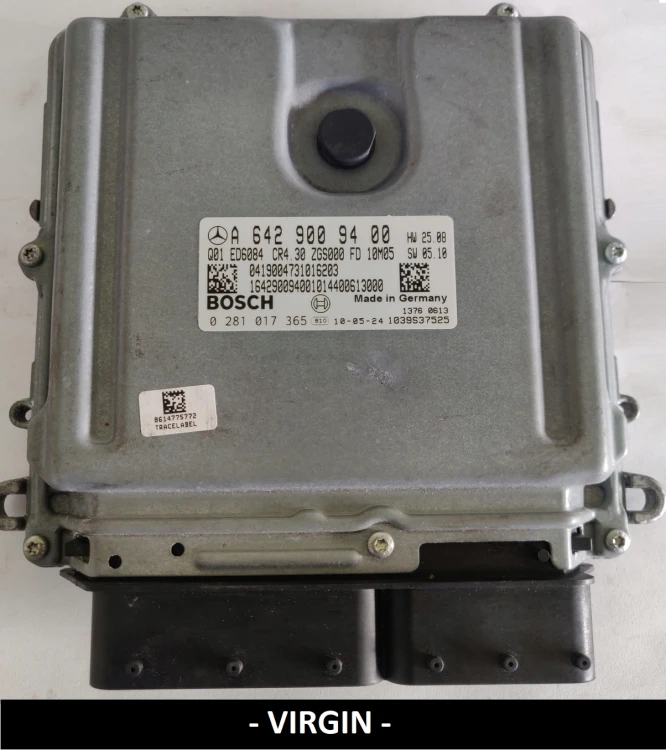 A6429009400 0281017365 engine ECU Mercedes-Benz 3.0 CDI OM642 Virgin Vito W639 120 CDI