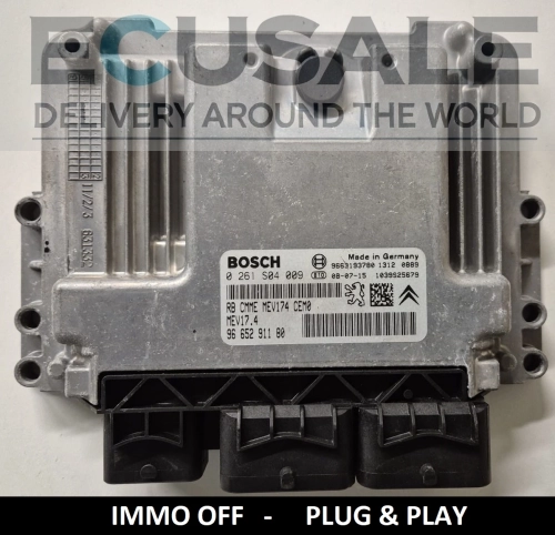 Centralita de motor 0261S04009 9665291180 MEV17.4 PEUGEOT 207