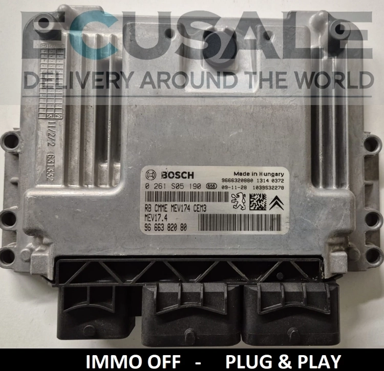 centralina do motor 0261S05190 , 9666382080