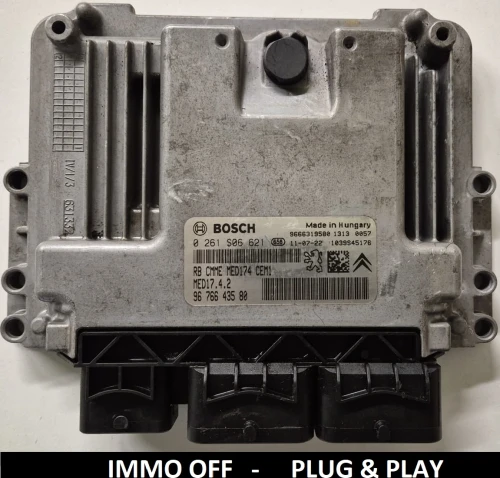 0261S06621 9676643580 sterownik silnika Bosch MED17.4.2 Peugeot Citroën IMMO OFF