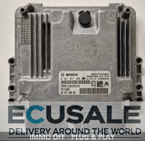 0281037200 9845780880 centralina do motor Bosch MD1CS003 Peugeot Citroen Opel 1.5 BlueHDI