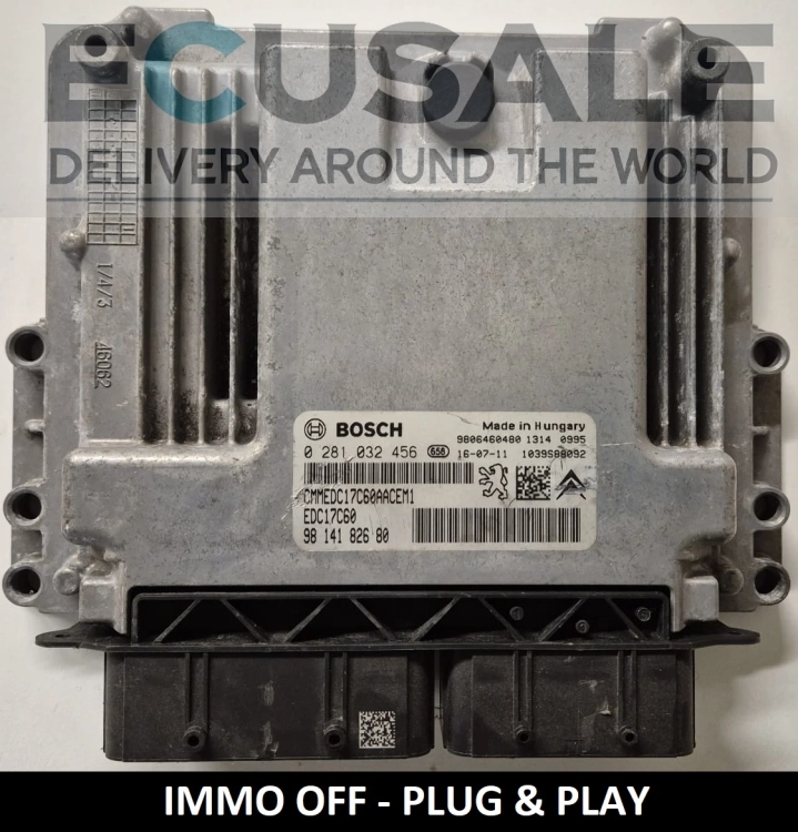 ECU ENGINE 0281032456 9814182680 immo off