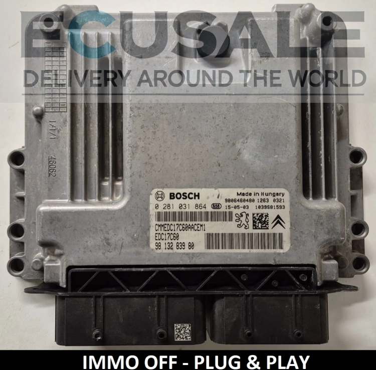 ECU PEUGEOT 308 1.6 0281031864 9813283980.webp