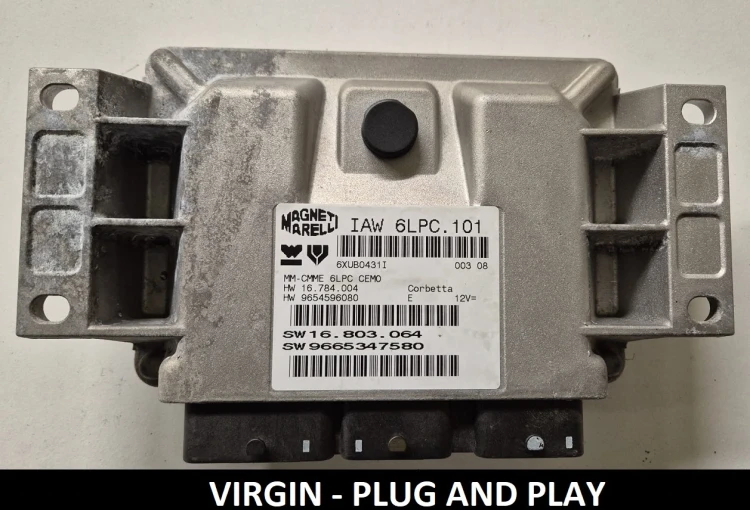 9665347580 engine control unit Magneti Marelli IAW 6LPC.101 Peugeot Citroën Virgin