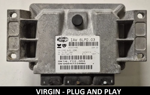 9654722680 engine control unit Magneti Marelli IAW 6LP2.03 Peugeot Citroën Virgin