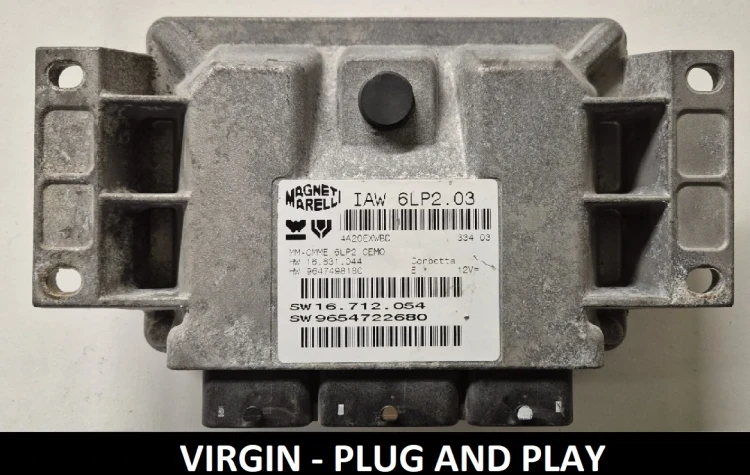 9654722680 centralina motore Magneti Marelli IAW 6LP2.03 Peugeot Citroën Virgin