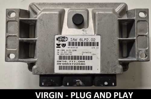 9654722580 engine control unit Magneti Marelli IAW 6LP2.02 Peugeot Citroën Virgin