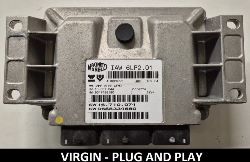 9647498180 9655334680 engine control unit Magneti Marelli IAW 6LP2.01 Peugeot Citroën Virgin