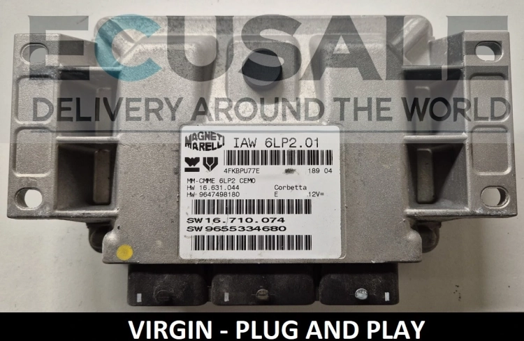 Calculateur moteur citroen IAW6LP2.01 9655334680 9647498180.webp