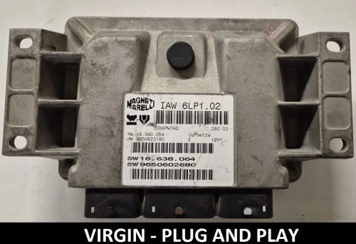 9650602680 centralita de motor Magneti Marelli IAW 6LP1.02 Peugeot Citroën Virgin