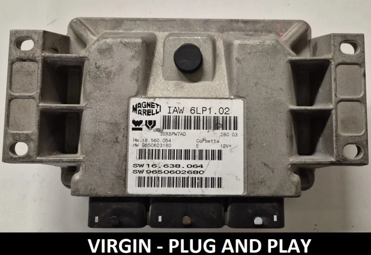 9650602680 engine control unit Magneti Marelli IAW 6LP1.02 Peugeot Citroën Virgin
