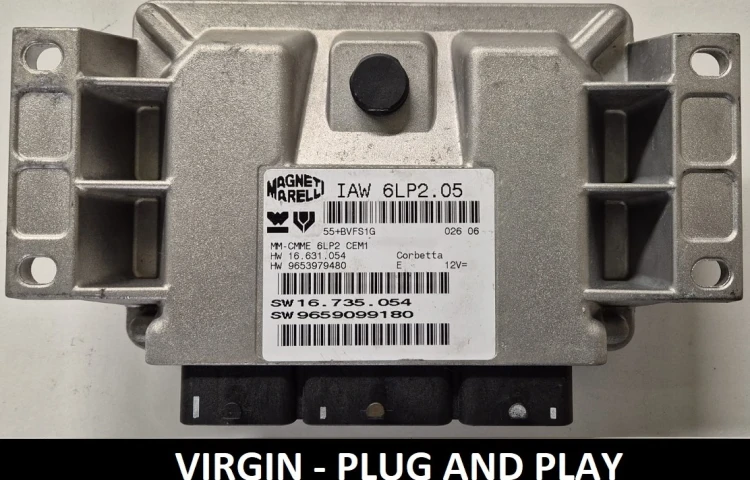 9659099180 9653979480 centralina do motor Magneti Marelli IAW 6LP2.05 Peugeot Citroën Virgin