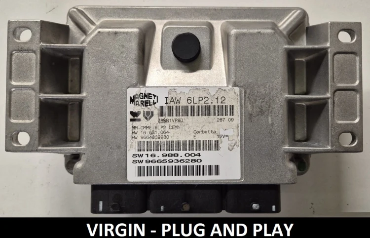 9665936280 9664339980 engine control unit Magneti Marelli IAW 6LP2.12 Peugeot Citroën Virgin