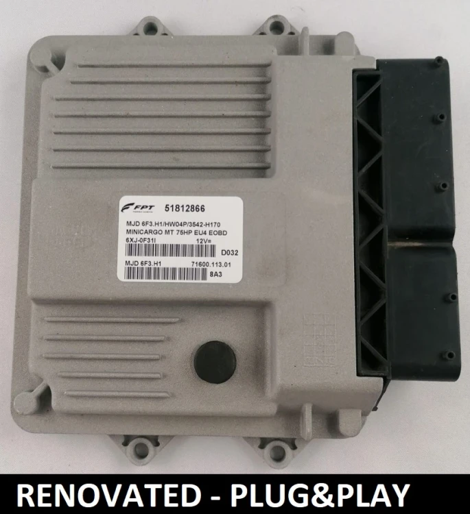 51812866 MJD 6F3.H1 centralina do motor Fiat 1.3 Multijet