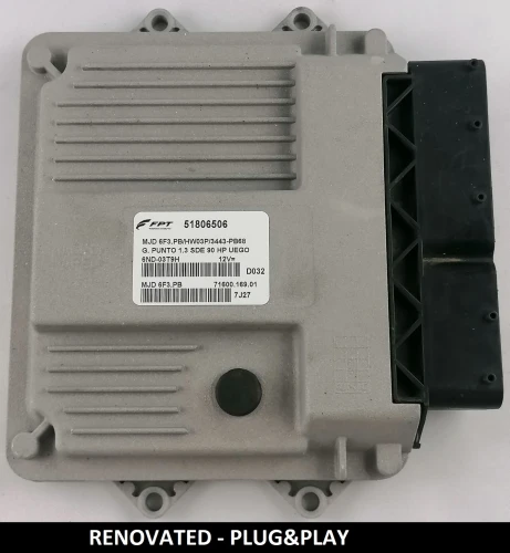 51806506 MJD 6F3.PB Fiat 1.3 Multijet engine control unit