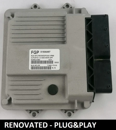 51806497 MJD 6F3.P5 Fiat 1.3 Multijet engine control unit