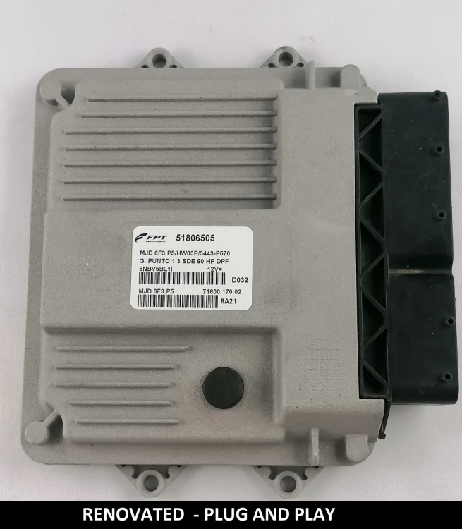 51806505 MJD 6F3.P5 centralina do motor Fiat 1.3 Multijet