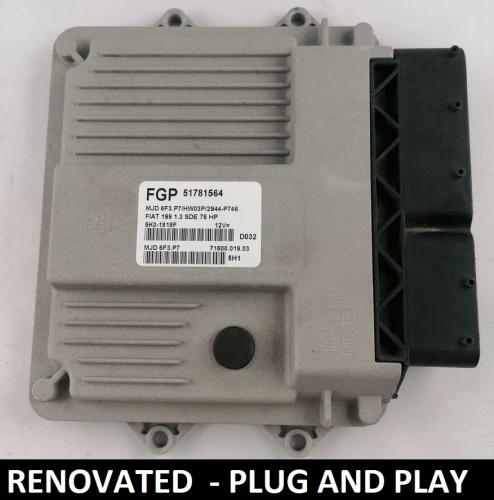 51781564 MJD 6F3.P7 Fiat 1.3 Multijet engine control unit