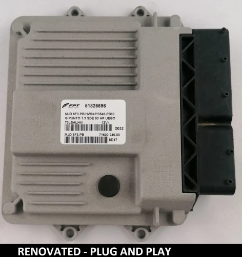51826696 MJD 6F3.PB centralina do motor Fiat 1.3 Multijet