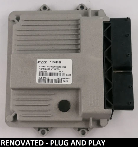 51862586 MJD 6F3.H1 centralina do motor Fiat Fiorino 1.3 Multijet