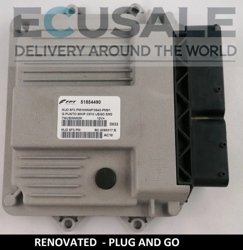 CENTRALINA DEL MOTORE RINNOVATO FIAT 51854490 MJD6F3.PM HW04P – Bosch Plug and Play 1.3 Multijet per Punto Qubo Fiorino Doblo