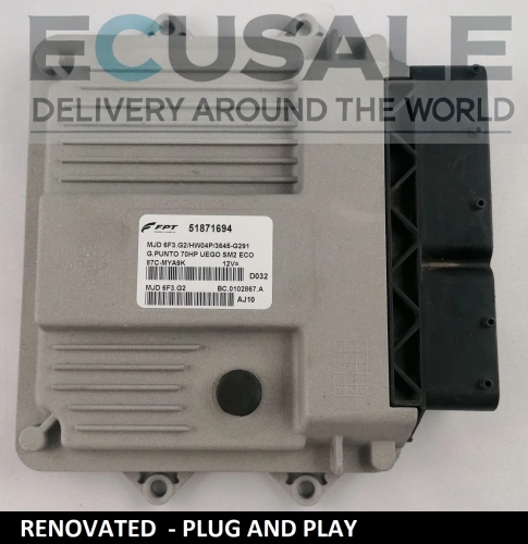 Centralina do motor FIAT 51871694 HW04P – PLUG &amp; PLAY