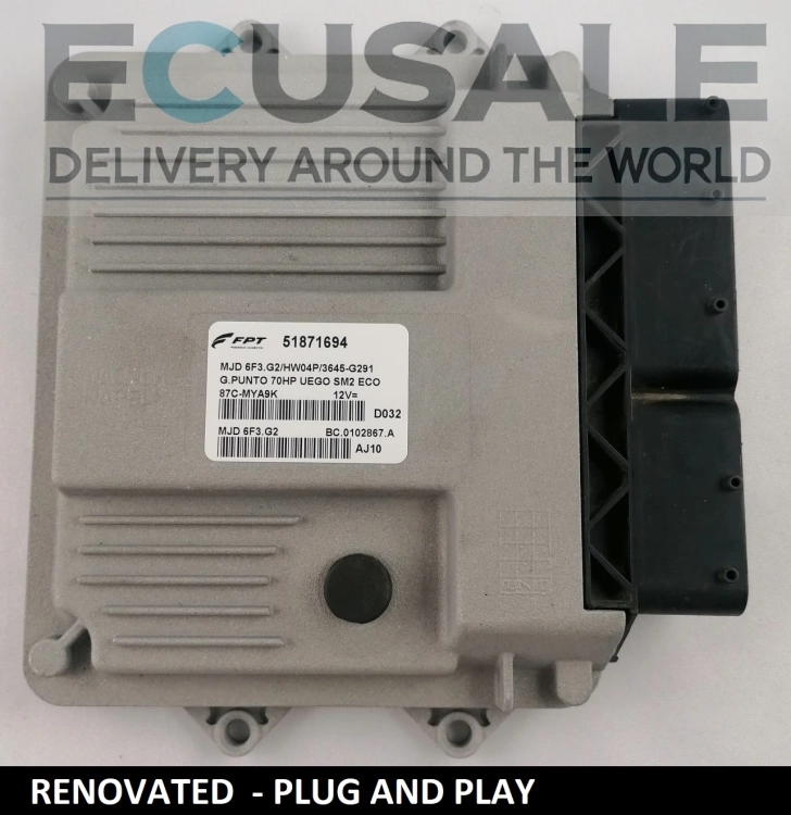 Centralina do motor FIAT 51871694 HW04P – PLUG &amp; PLAY